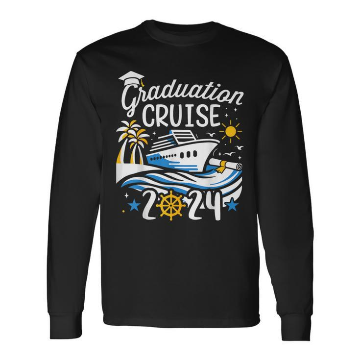 Class Of 2024 Graduation Cruise For Senior Graduates Long Sleeve T-Shirt
