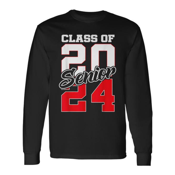 Class Of 2024 Senior 24 High School Graduation Long Sleeve T-Shirt