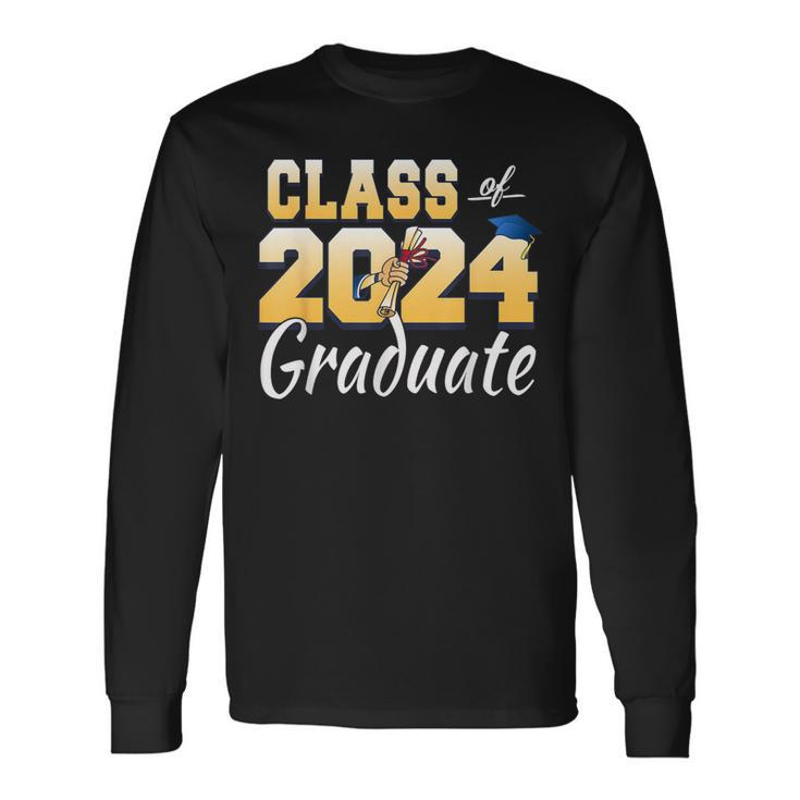 Class Of 2024 Senior 2024 Graduation Long Sleeve T-Shirt