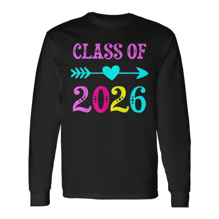 Class Of 2026 Grow With Me T For Teachers Students Long Sleeve T-Shirt