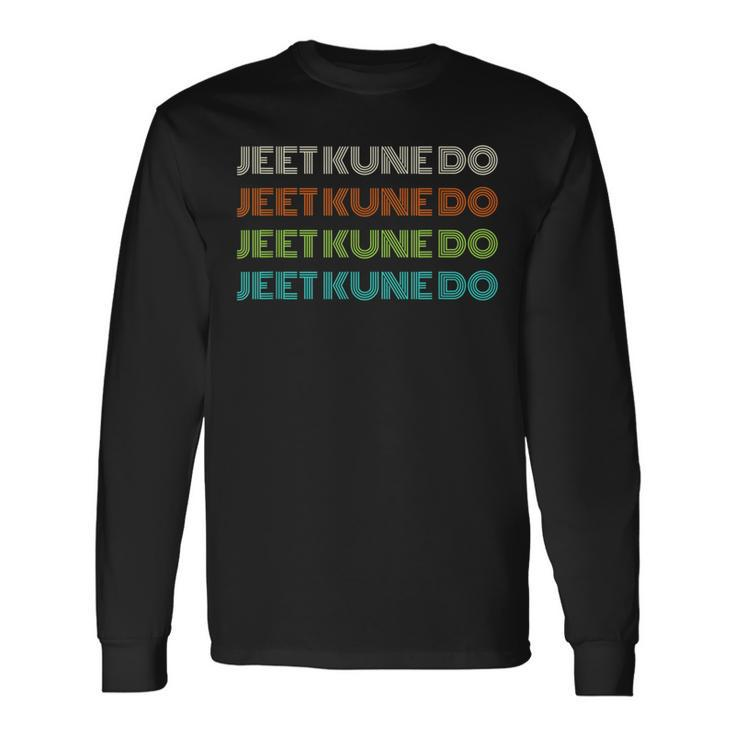 Classic 1970'S Jeet Kune Do Long Sleeve T-Shirt