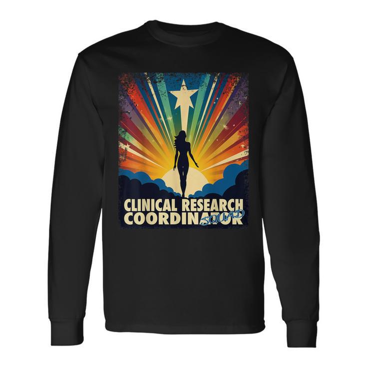 Clinical Research Coordinator Female Hero Job Women Long Sleeve T-Shirt Gifts ideas