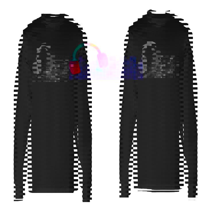 Club Nocturno Con Control De Audio Intermitente Led Camiseta de manga larga