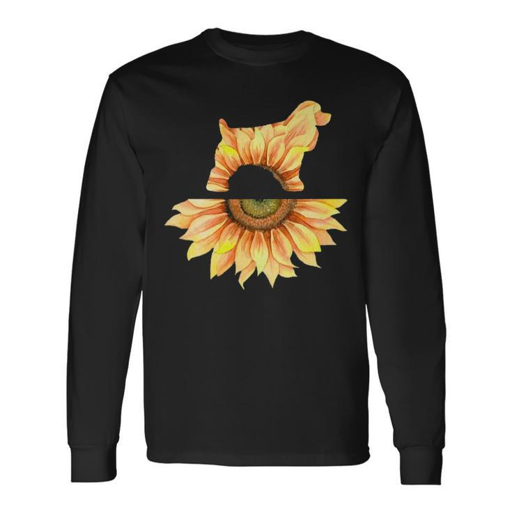 Cocker Spaniel Sunflower Long Sleeve T-Shirt