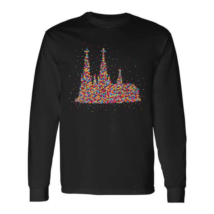 Cologne Cathedral Carnival Confetti Idea S Langarmshirts Geschenkideen