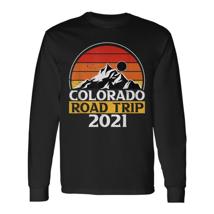 Colorado Road Trip Family Vacation Getaway Denver Matching Long Sleeve T-Shirt