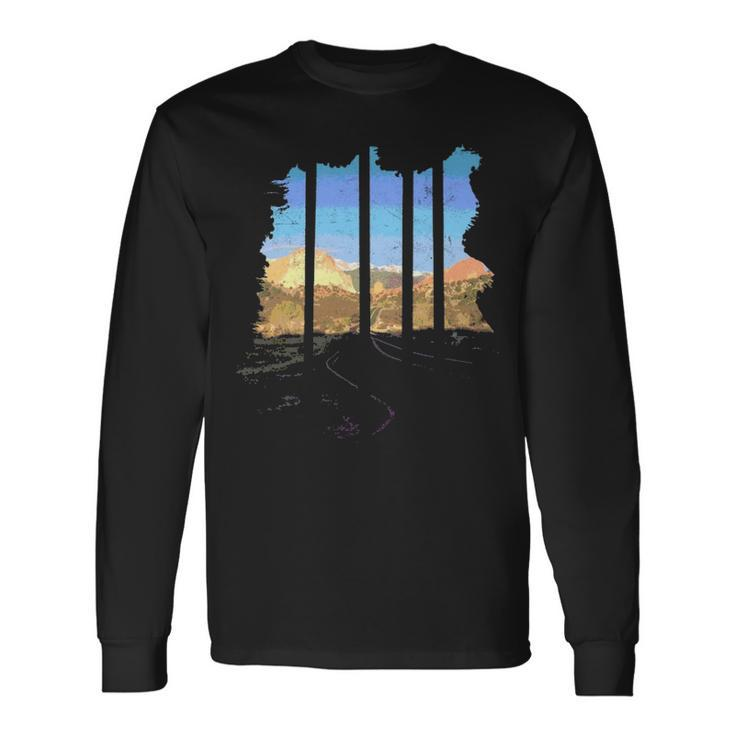 Colorado Rocky Mountains Garden Of The Gods Long Sleeve T-Shirt