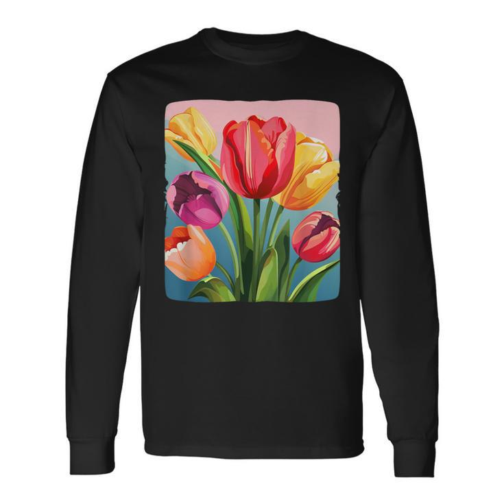 Colorful Tulip Costume Long Sleeve T-Shirt