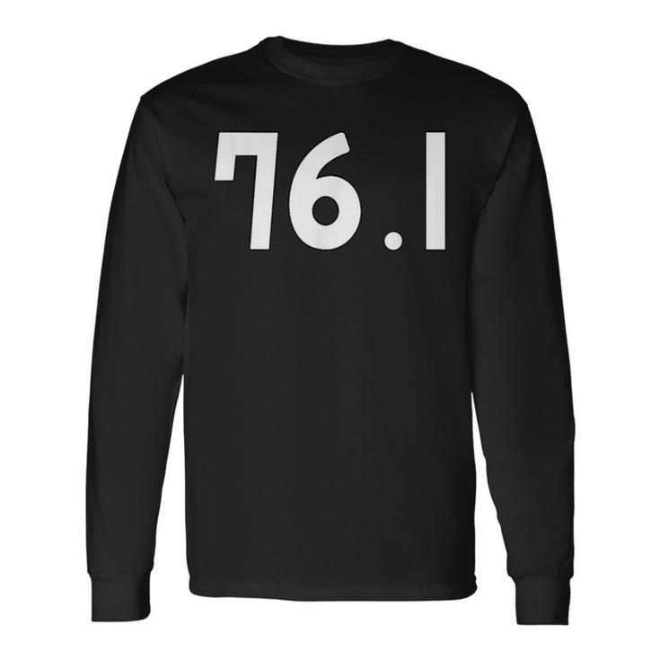 Cool 761 Chainsaw Nerd Geek Graphic Long Sleeve T-Shirt