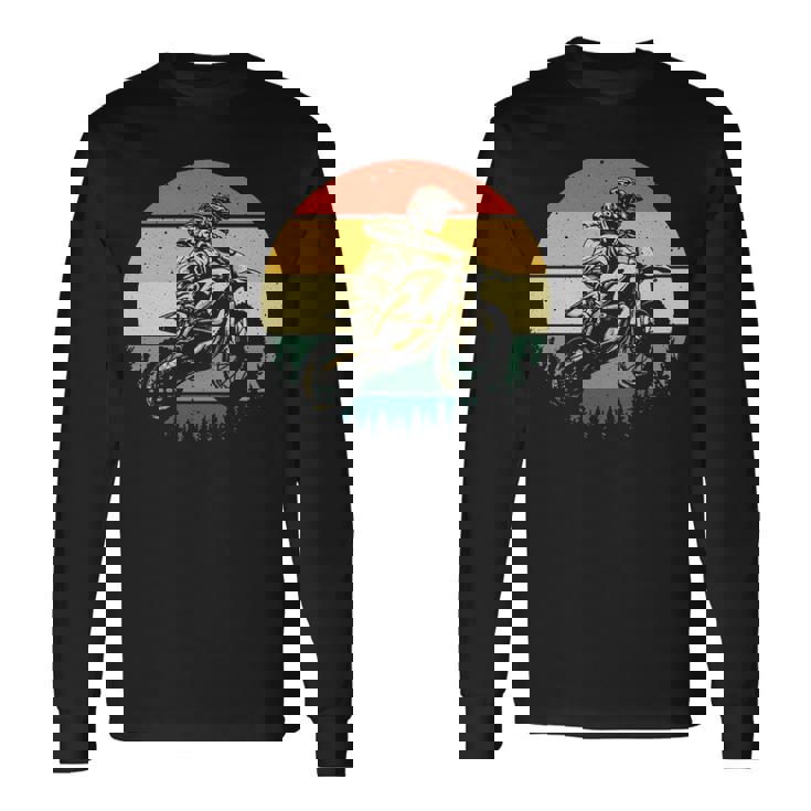 Cool Vintage Motocross Dirt Bike Silhouette T-Shirt Cool Vintage Motocross Dirt Bike Silhouette T-Shirt
