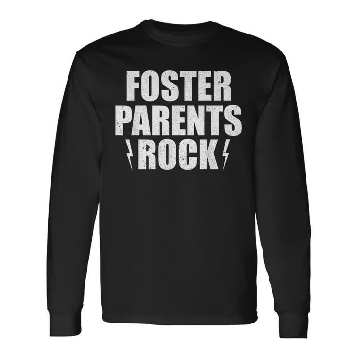 Cool Foster Parents Rock 2018 Foster Care Month Long Sleeve T-Shirt