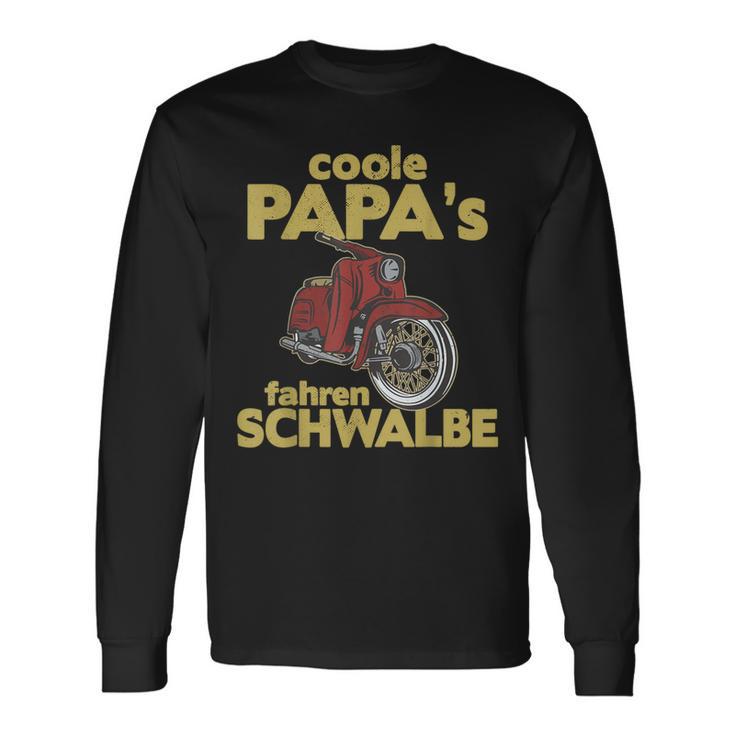 Cool Papas Fahren Schwalbe Kr51 Simson Ddr Moped Langarmshirts Geschenkideen