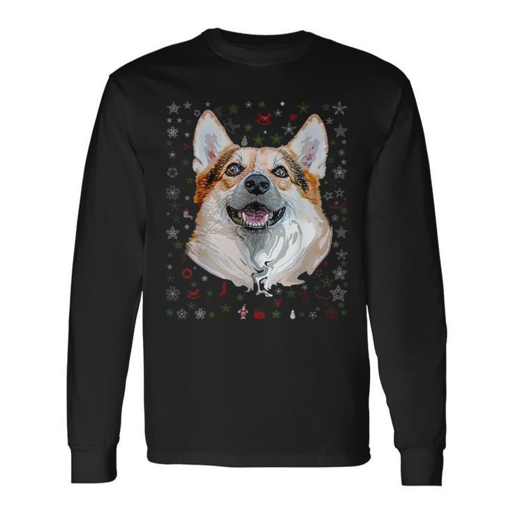 Corgi Lover Ugly Christmas Sweater Christmas Long Sleeve T-Shirt