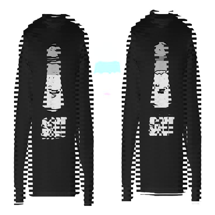 Costume De Sel Assorti Couple De Poivre Et De Sel T-shirt à manches longues