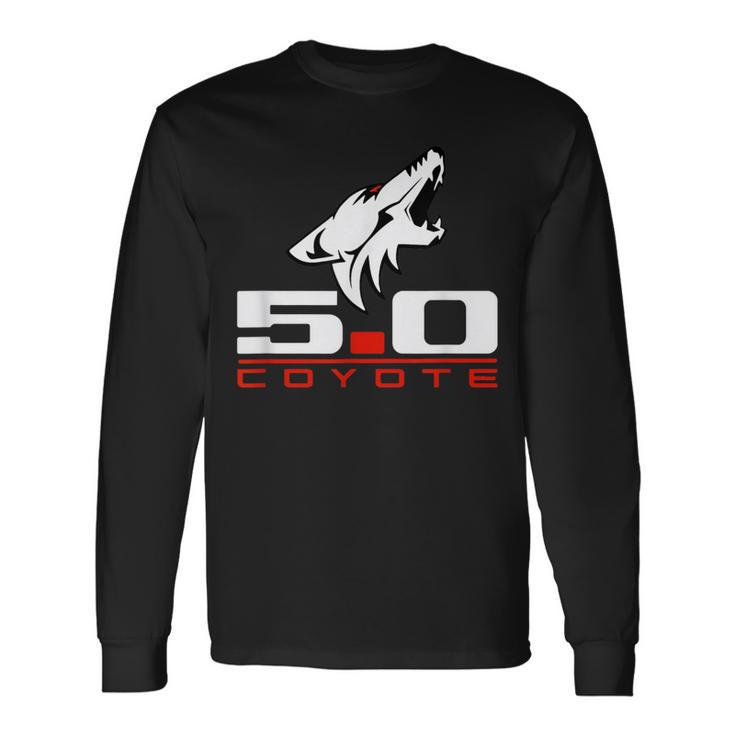 Coyote 50 Race Drag Gt Lx Street Rod Hot Rod Long Sleeve T-Shirt