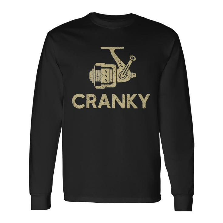 Crankbait Fishing Lure Cranky Ideas For Fishing Long Sleeve T-Shirt Gifts ideas