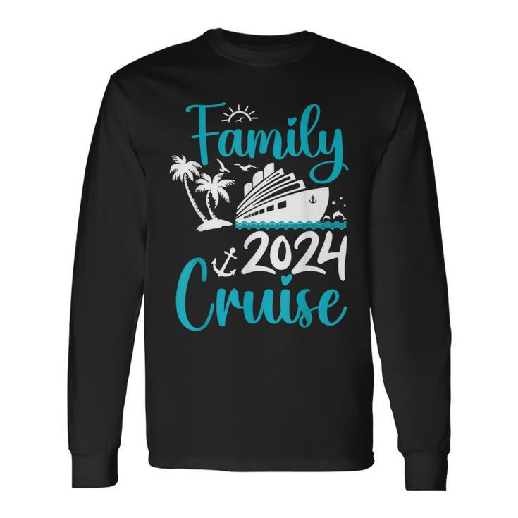 Cruise Family 2024 Squad Vacation Matching Family Group Long Sleeve T-Shirt