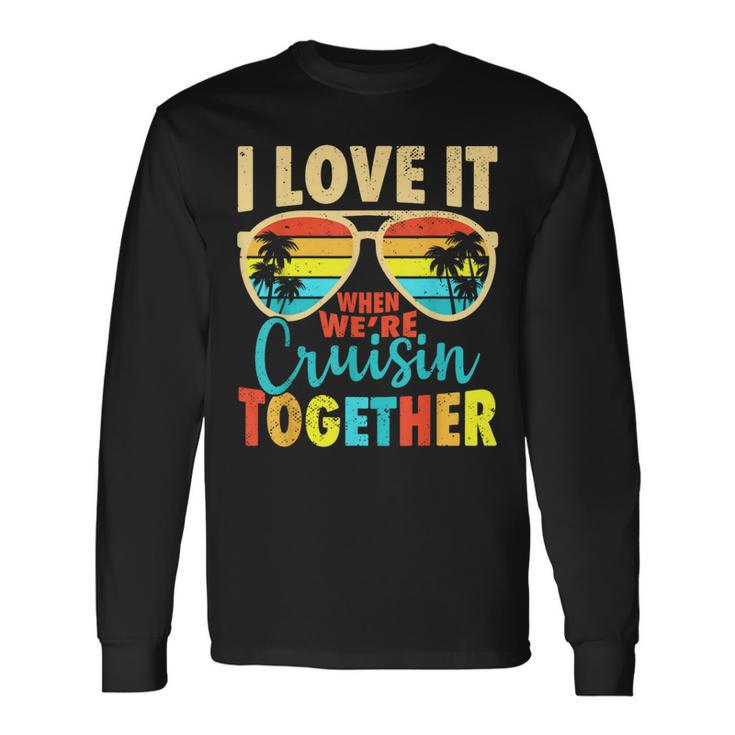 Cruise Ship Vacation Friends Couples Girls-Trip Women Long Sleeve T-Shirt