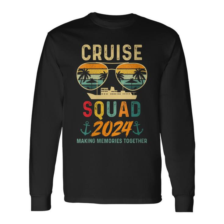 Cruise Squad 2024 Family Vacation Matching Group Summer Long Sleeve T-Shirt