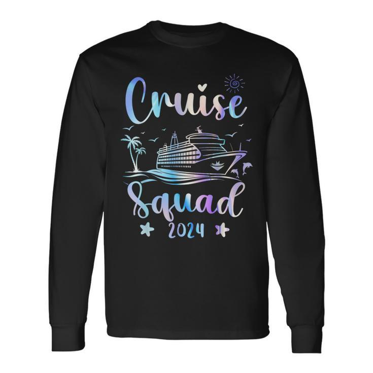 Cruise Squad 2024 Matching Family Vacation Family Cruise Long Sleeve T-Shirt