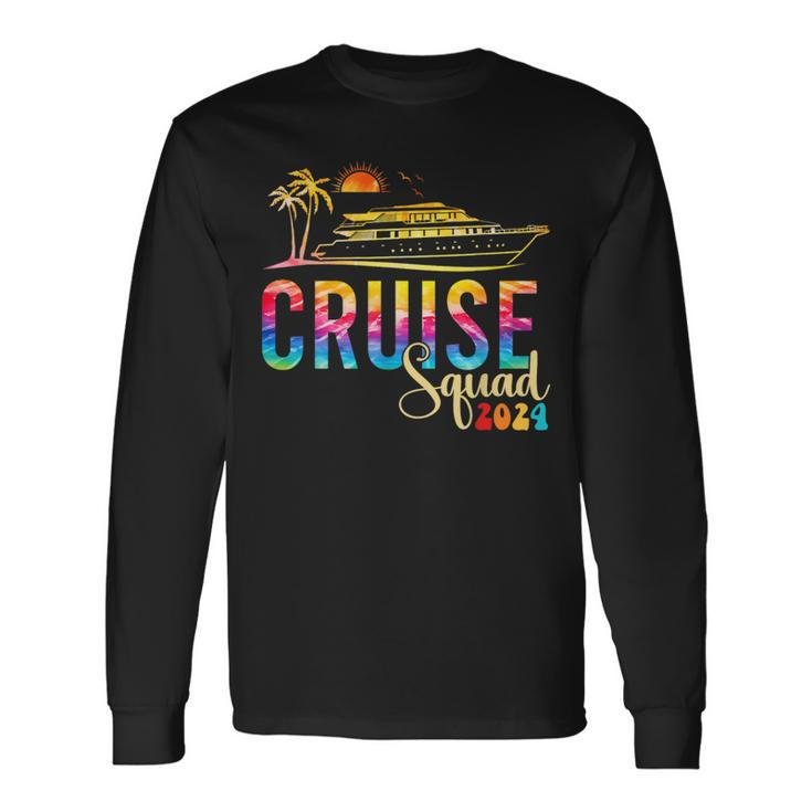 Cruise Squad 2024 Summer Vacation Matching Family Group Long Sleeve T-Shirt