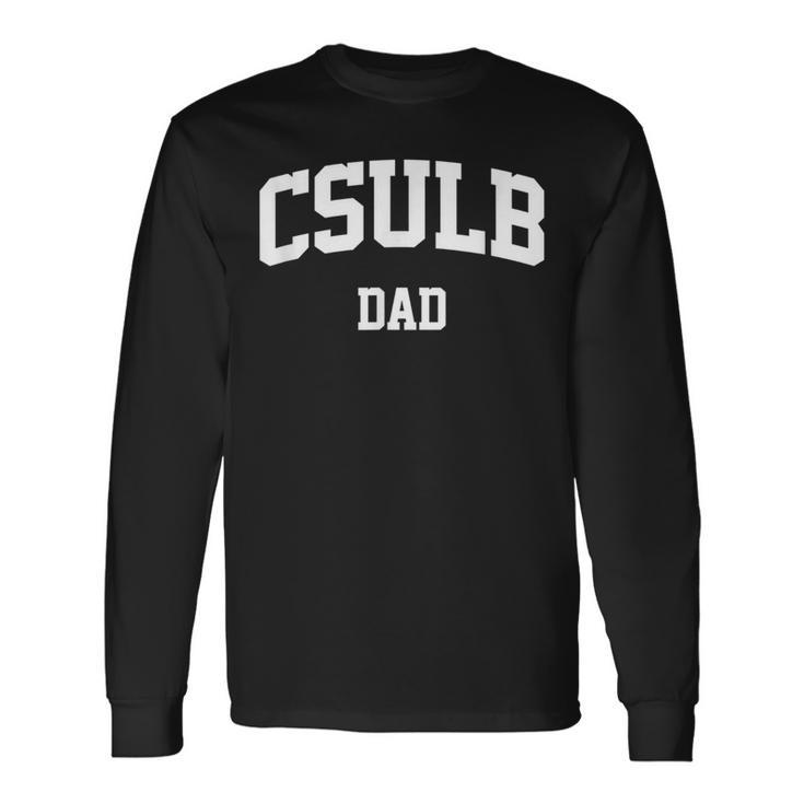 Csulb Dad Athletic Arch College University Alumni Long Sleeve T-Shirt