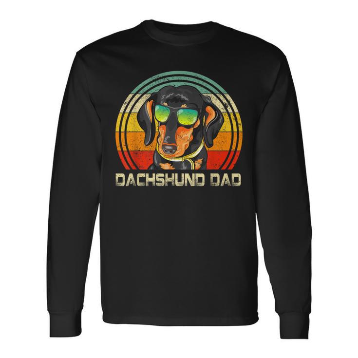 Dachshund Dad Dachshund Papa Lusitg Dachshund Langarmshirts Geschenkideen