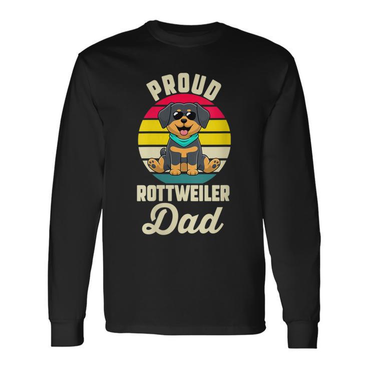 Damen Stolzer Rottweiler Papa Rottweiler Papa Mit-Ausschnitt Langarmshirts Geschenkideen