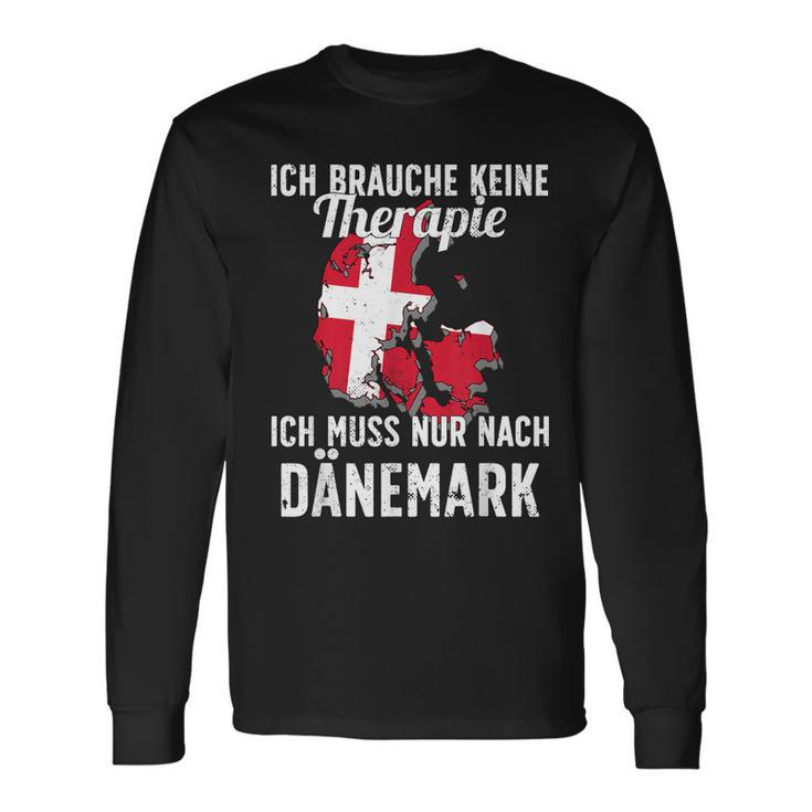 Danish Flag I Denmark Holiday I Denmark Langarmshirts Geschenkideen