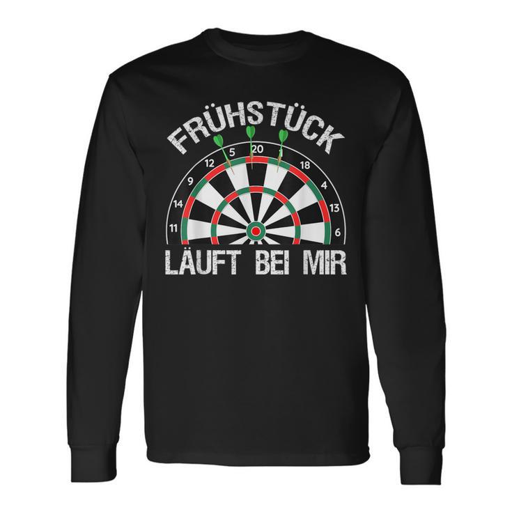 Dart Breakfast 26 Breakfast Fun Darts Langarmshirts Geschenkideen