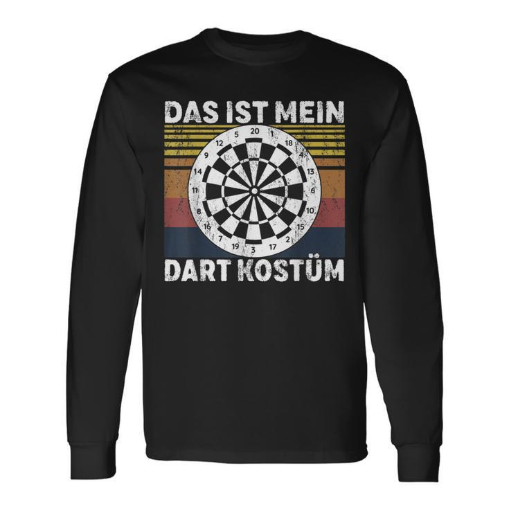 Das Ist Mein Dart Costume Dart Club Dartboard Dartboard Langarmshirts Geschenkideen