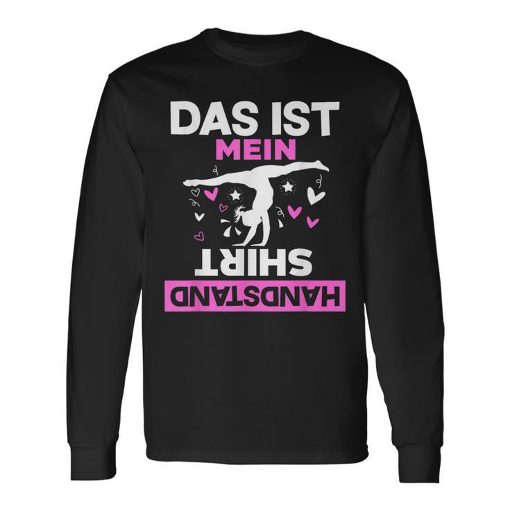 Das Ist Mein Handstand Gymnast Langarmshirts Geschenkideen