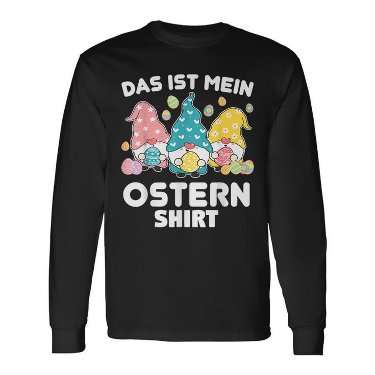 Das Ist Mein Ostern Easter Gnome Langarmshirts Geschenkideen