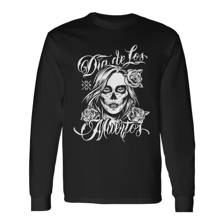 Day Of The Dead I Día De Los Muertos I La Catrina S Langarmshirts Geschenkideen