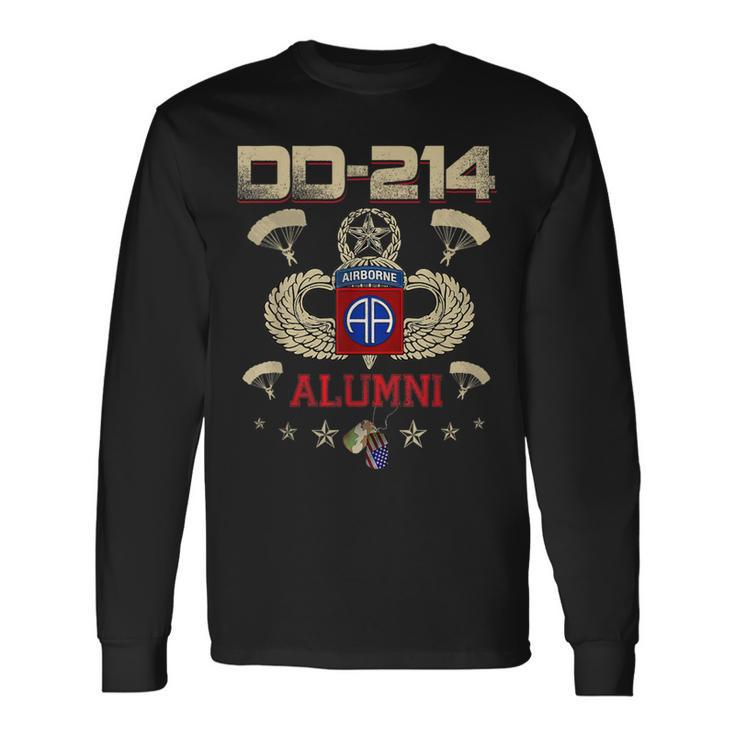 Dd-214 Us Army 82Nd Airborne Division Alumni Veteran Long Sleeve T-Shirt Gifts ideas
