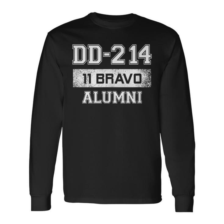 Dd214 Army 11 Bravo Infantry Alumni Veteran Long Sleeve T-Shirt