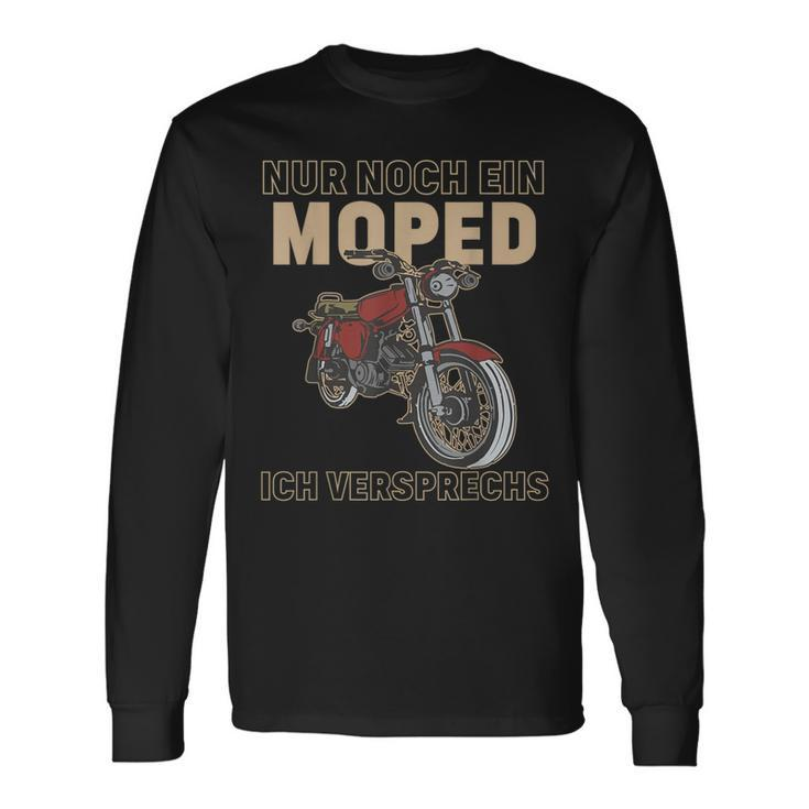 Ddr Schwalbe S50 Simson Moped Nur Noch Ein Moped Langarmshirts Geschenkideen