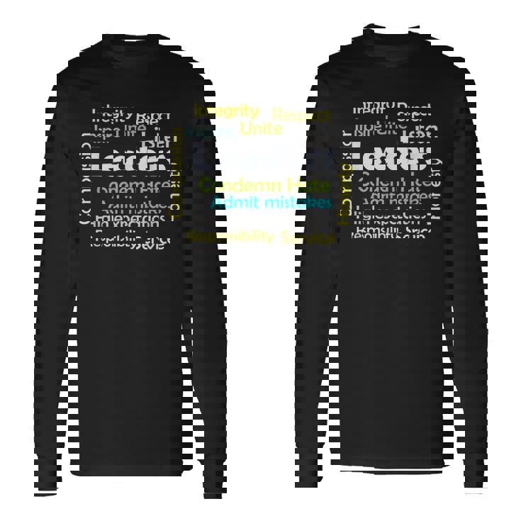 De Texto Audaz Para Inspirar Unir Y Condenar El Odio Camiseta de manga larga