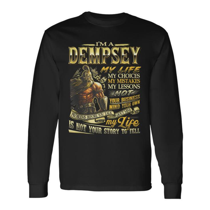 Dempsey Family Name Dempsey Last Name Team Long Sleeve T-Shirt