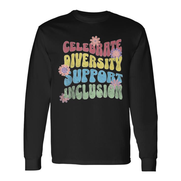 Disability Awareness Day Support Inclusion Long Sleeve T-Shirt