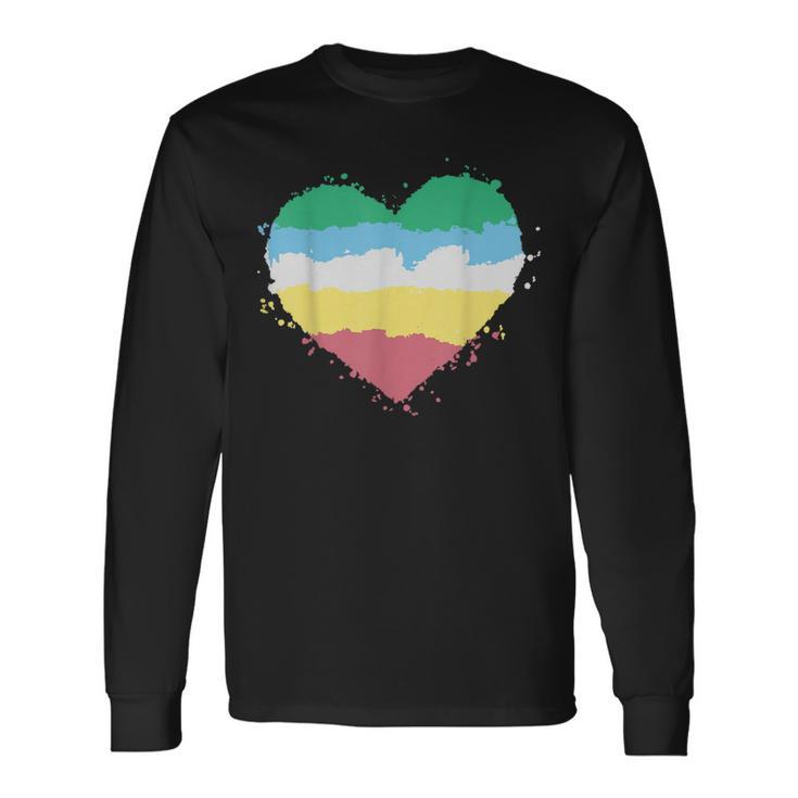 Disability Heart Disabilities Month Disability Long Sleeve T-Shirt