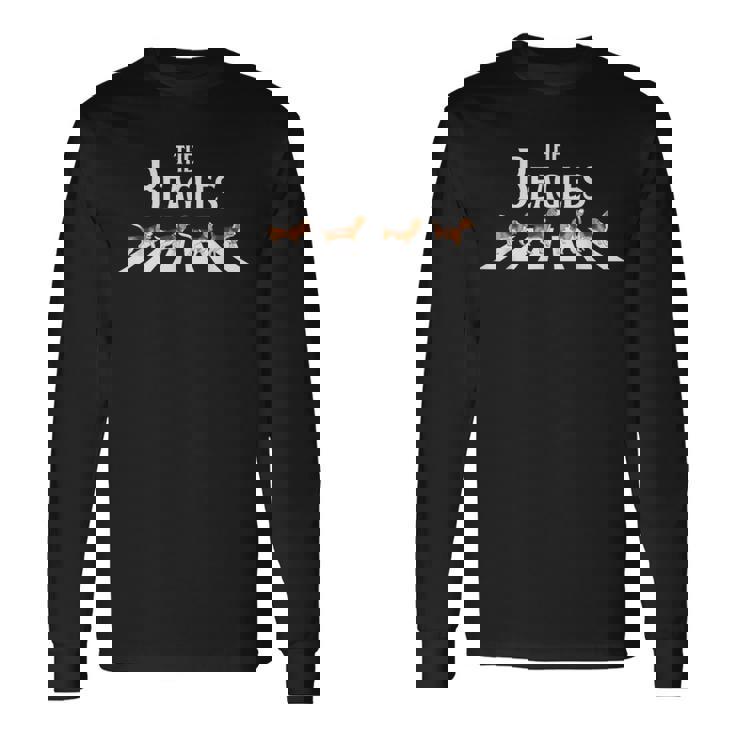 Disfrute De Los Beagles Squad Cool Dogs Gráficos Cool s Camiseta de manga larga