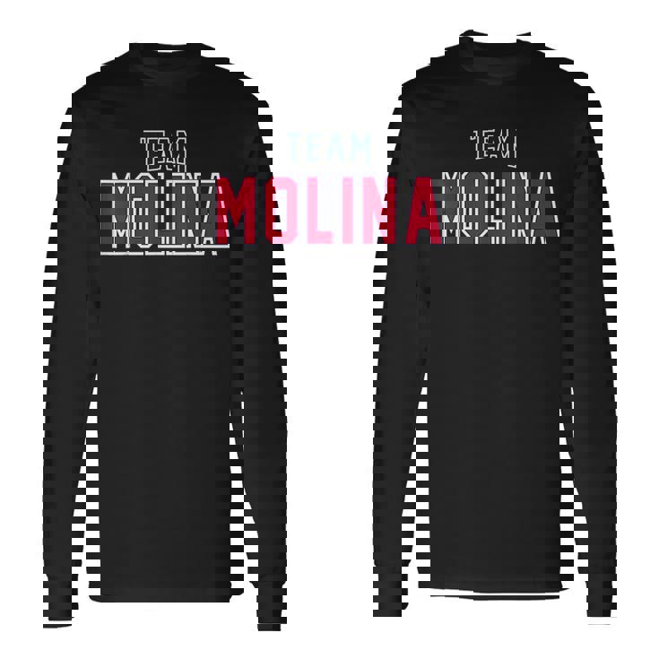 Distressed Team Molina Surname Proud Family Last Name Hoodie - Main Image