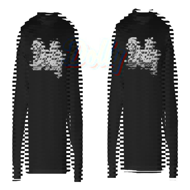 Dolly Retro Outfit Western Dolly Long Sleeve T-Shirt