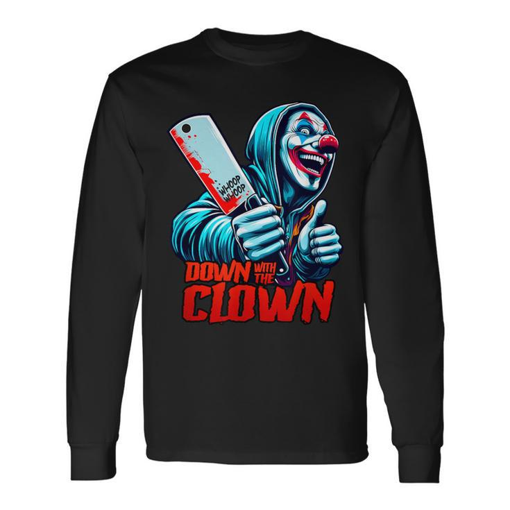 Down With The Clown Icp Hatchet Man Juggalette Clothes Long Sleeve T-Shirt