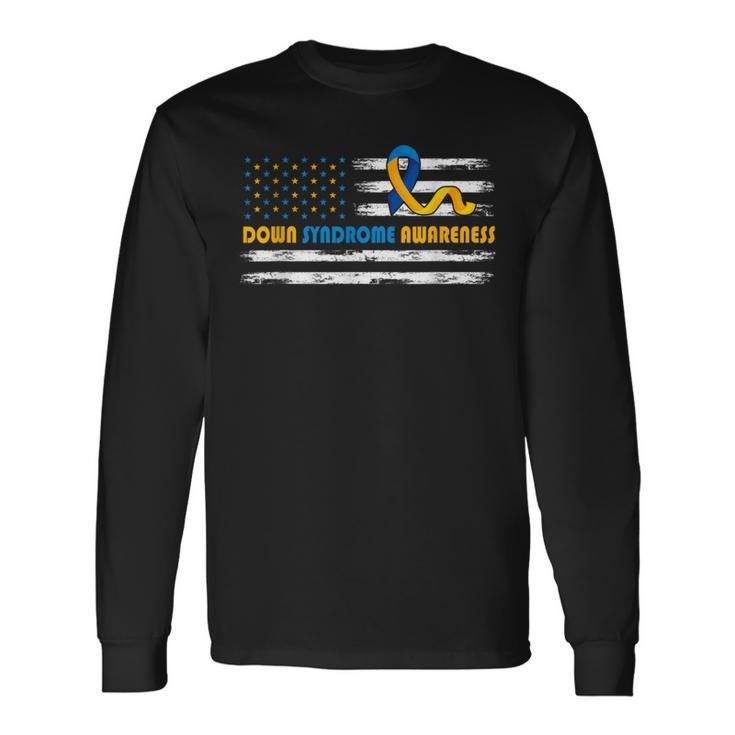 Down Right Perfect World Down Syndrome Awareness Day 3 21 Long Sleeve T-Shirt