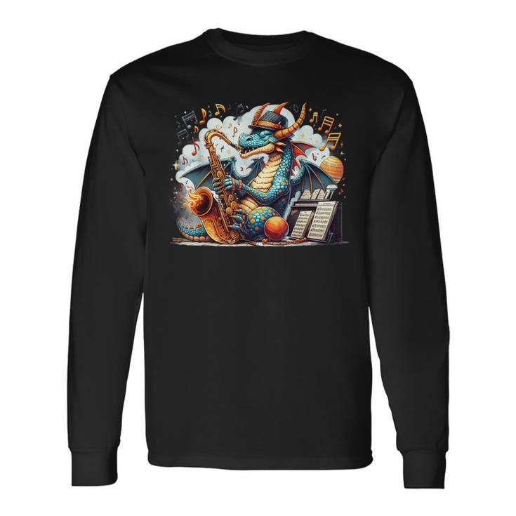 Dragons With The Soulful Sound Of Jazz Long Sleeve T-Shirt