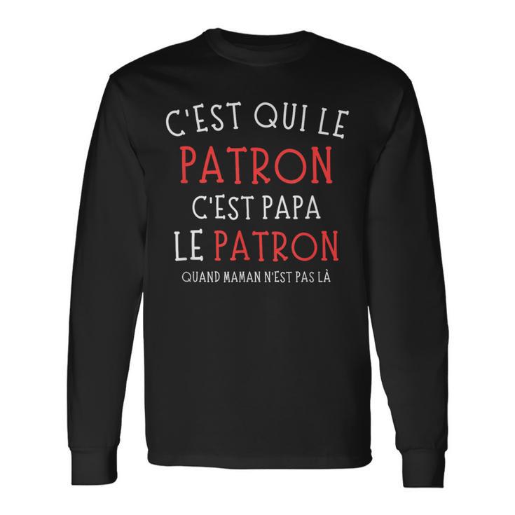T-shirt Humour "C'est Qui Le Patron ? C'est Moi Le Patron !" - Cadeau Drôle Pour Retraite, Mariage, Collègues - Coupe Classique Légère