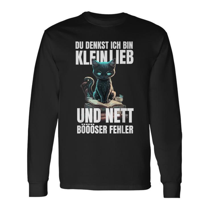 Du Denkst Ich Bin Klein Lieb Und Nett Evil Fehler Langarmshirts Geschenkideen