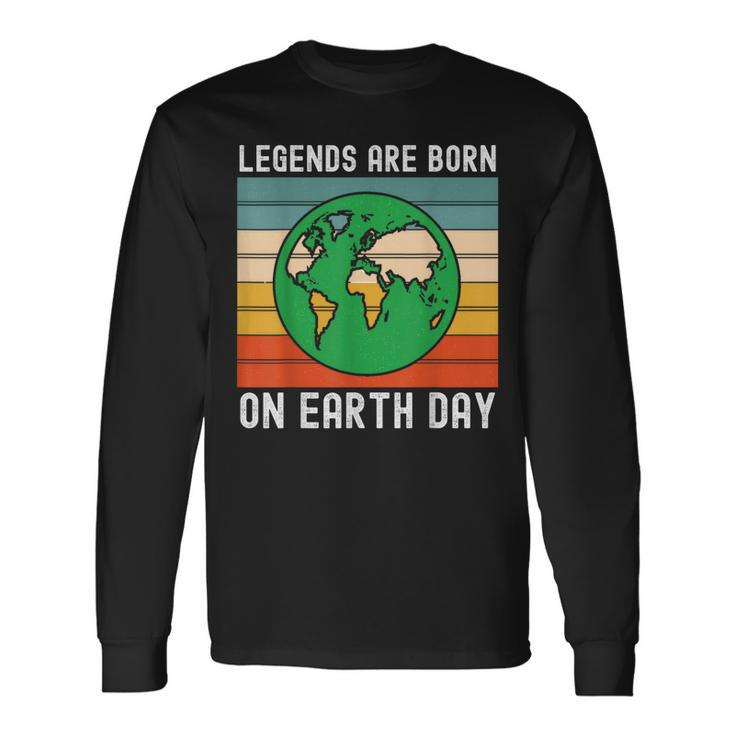 Earth Day Is My Birthday Earth Day Birth Day Party Women Long Sleeve T-Shirt